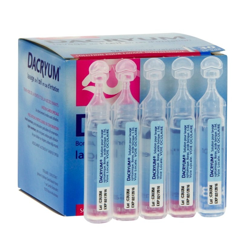 Dacryum Solution Lavage Oculaire 30 Unidoses