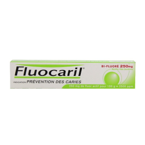 Fluocaril Bifluore 250mg Menthe pâte dentifrice 93,75g