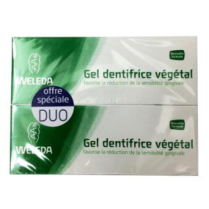 WELEDA DENTIFRICE GEL VEGETAL 2X75ml