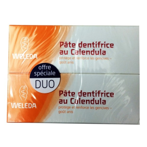 WELEDA DENTIFRICE AU CALENDULA 2X75ml