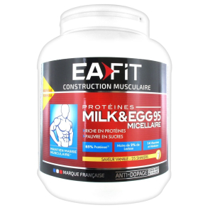 Eafit construction musculaire milk&egg 95 micellaire vanille 750g