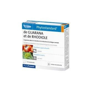 Pileje PhytoPrevent Phytostandard Rhodiola - Guarana 30 comprimés