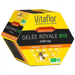 Vitaflorbio gelée royale 1500mg 20 ampoules