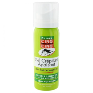 Cinq sur Cinq Gel Crepitant Apaisant Piqures Insectes et Végétaux 50 ml 