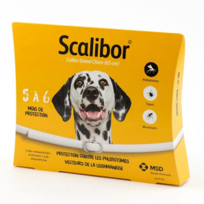 SCALIBOR Collier Grand Chien 65CM