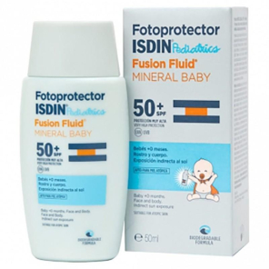 Isdin Fotoprotector Pediatrics Fusion Fluid Minéral Baby SPF 50+ 50 ml