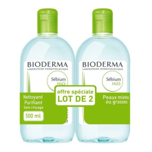 BIODERMA Sébium H2O Solution Micellaire 2x500ML