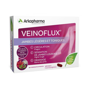 Arkopharma Veinoflux jambes légères et toniques 30 gélules