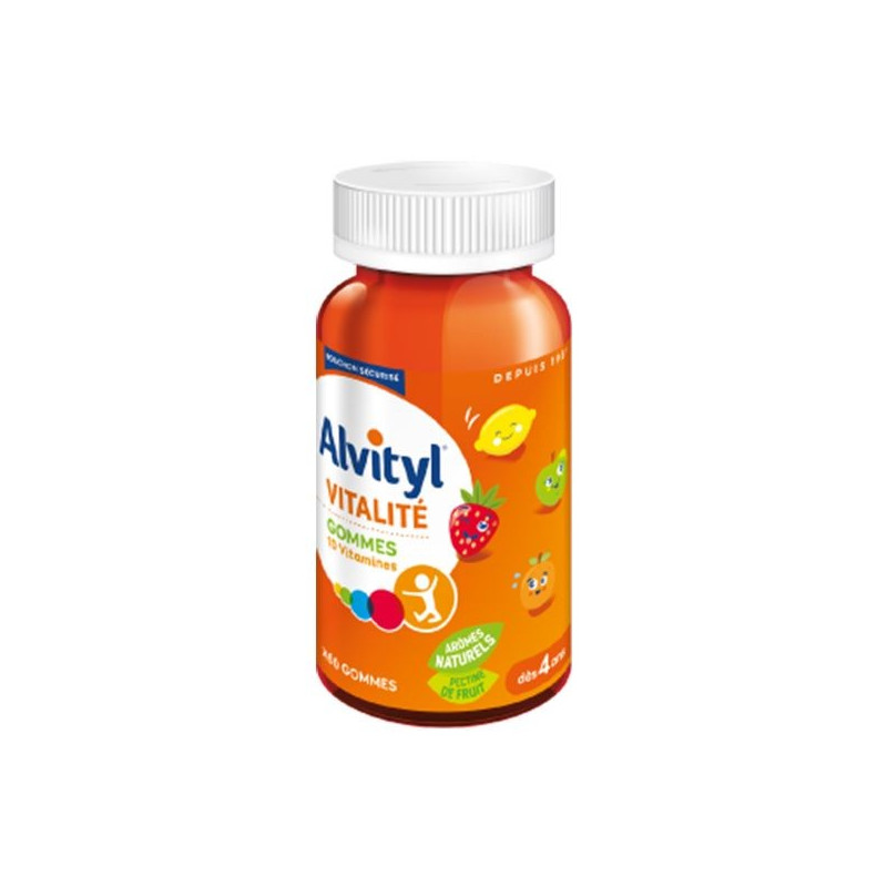 Alvityl® Vitalité : gomme à mâcher vitaminée pour enfants à partir de 4 ans  - Alvityl