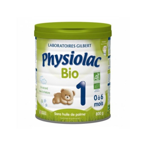 PHYSIOLAC Lait 1 BIO 0-6 Mois Poudre 800G