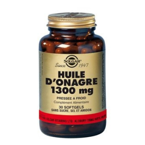 Solgar Huile d’onagre complément alimentaire 1300mg 60 softgels