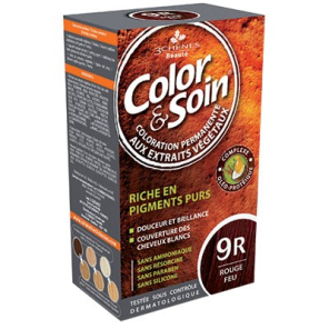 3 Chênes color&soin rouge feu coloration permanante 9r