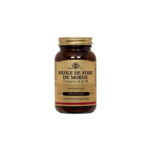 Solgar huile de foie de morue 100 softgels