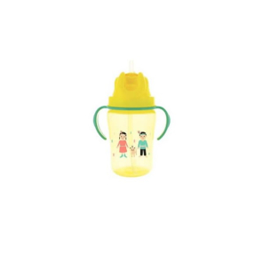 Dodie tasse paille +18 mois 350ml jaune