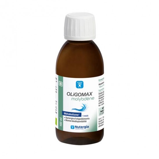 Nutergia Oligomax molybdène complément alimentaire flacon 150ml