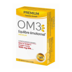 Om3 Equilibre émotionnel premium complément alimentaire 45 capsules