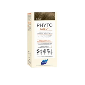 Phyto phytocolor coloration permanente 8 blond clair 112ml