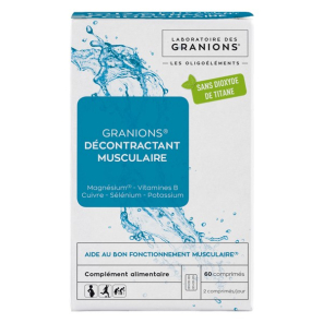 Granions décontractant musculaire 60 comprimés