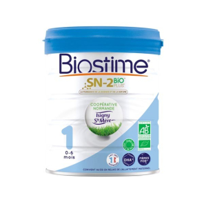 BIOSTIME SN2 Lait Bio 0-6M 800G