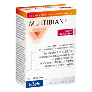 Pileje multibiane age protect 30 gélules