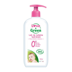 Love & green lait de toilette hydratant 500ml