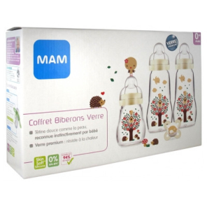 MAM Coffret 3 biberons en verre