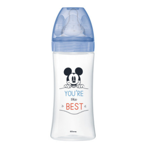 DODIE BIB 3 INIT A/COL 330ML 6M MICKEY