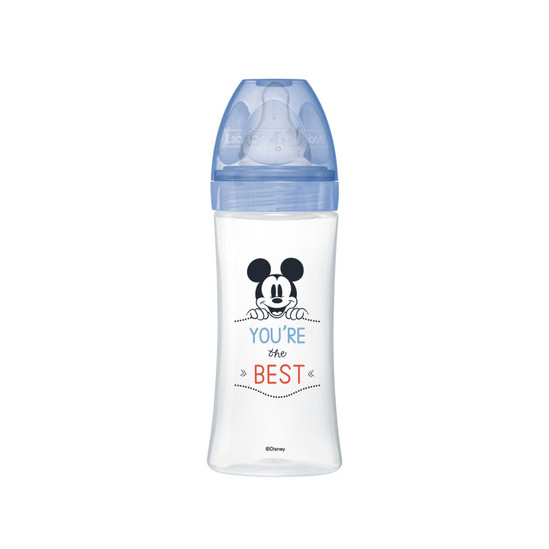 DODIE BIB 3 INIT A/COL 330ML 6M MICKEY