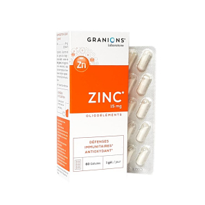 GRANIONS ZINC GELU BTE 60