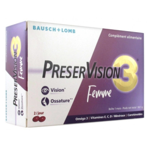 PRESERVISION 3 FEMME CAPS BTE 60