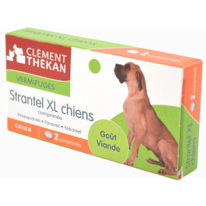 CLEMENT THEKAN Vermiscan chien 500mg vermifuges x4 comprimés - Pharmacie  Prado Mermoz