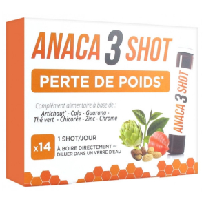 ANACA 3 SHOT PERTE DE POIDS BTE 14
