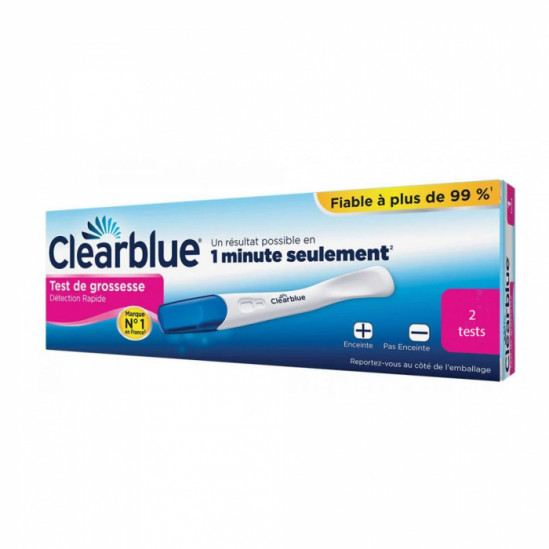 CLEARBLUE Test de Grossesse Classic boite de 2