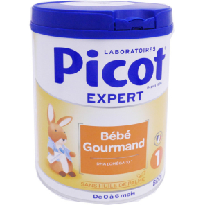 PICOT Expert Lait Bébé Gourmand 1er âge boite de 800G