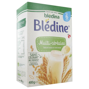 BLEDINA Céréales Multi Céréales dès 6 Mois 400G