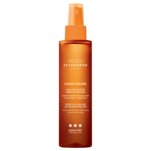 Esthederm L'Huile Solaire Soin Protecteur Corps et Cheveux Soleil Modéré 150 ml