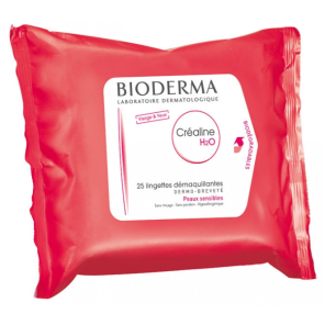 Bioderma Créaline H2O lingettes dermatologiques x25