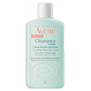 Avène cleanance hydra crème lavante apaisante flacon 200ml