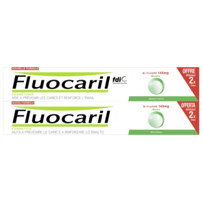 FLUOCARIL DENTIF 145 MENTHE PATE 2X75ML