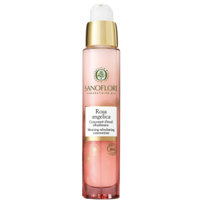 Sanoflore rosa angelica concentré d'éveil ré-hydratant visage et yeux 30ml