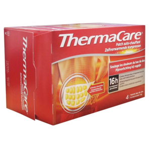 THERMACARE Patch Auto-chauffant Bas du Dos boite de 4