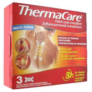 THERMACARE Patch Auto-chauffant 8h Multi-Zones boite de 3