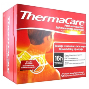 THERMACARE Patch Auto-chauffant Nuque, Epaule, Poignet boite de 6