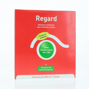 REGARD Solution Nettoyante Lentilles 3X335ML