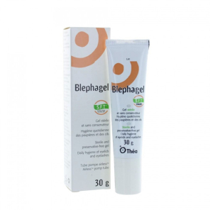 Thea blephagel sft technology gel sterile hygiene paupiere cils 30g