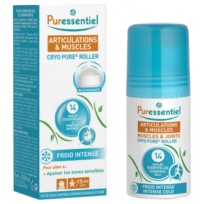 Puressentiel cryo pure rollet articulations & muscles huiles éssentielles 75ml