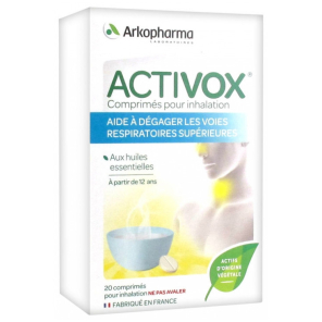 Arkopharma activox comprimés pour hinalation 20 comprimés