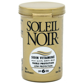 Soleil Noir soin vitaminé crème faible protection SPF6 20ml