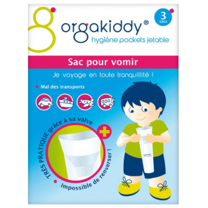 Orgakiddy sac pour vomir x 3