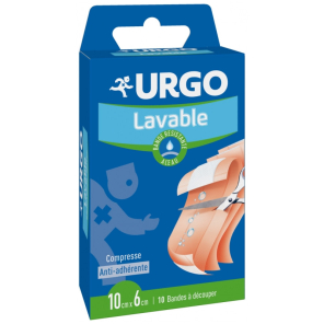 URGO Pansements Bande Lavable 10CMX6M